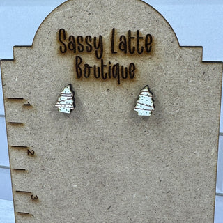 Doorbuster! Christmas Tree Cake Earrings