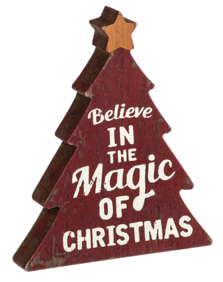 Country Christmas Tree Figurines