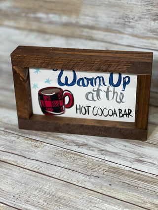 5 X 7" Cocoa Bar Painted Canvas