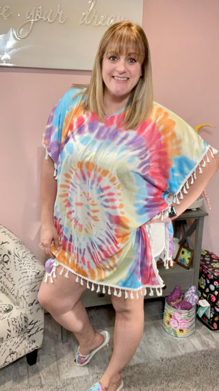 Tie Dye Cover-Up