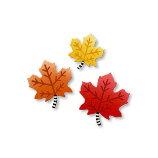 Maple Leaf Magnets Set of 3