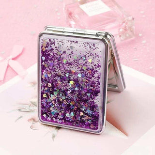 Glitter Compact Mirror