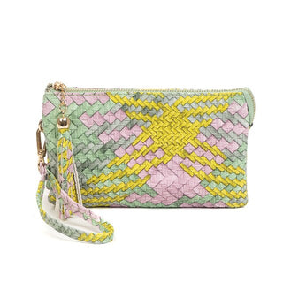 Riley Woven Wristlet/Crossbody