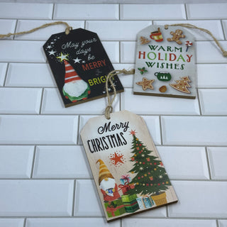 Holiday Tag Ornaments