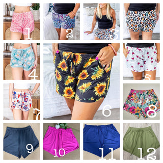 Solid & Print Lounge Shorts