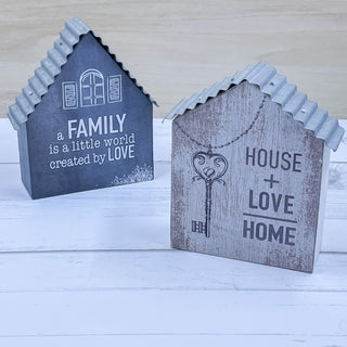 Small Printed Box House Plaques