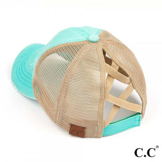 C.C. Criss Cross Mesh Back Hat