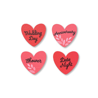 Romance Calendar Magnets Set of 4