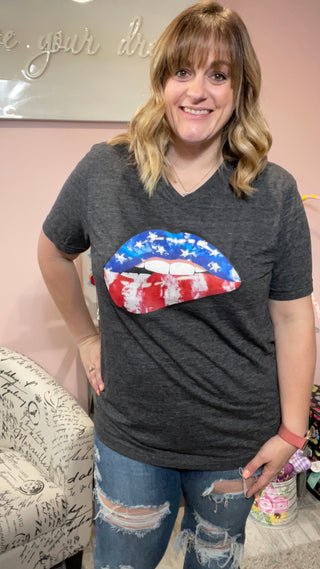 USA HauteLips Tee