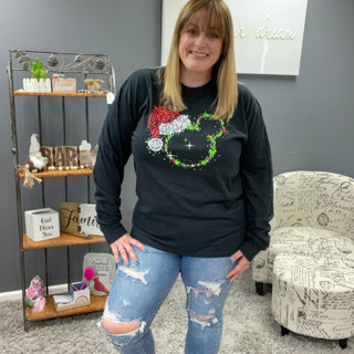 Christmas Hat Mickey Tee