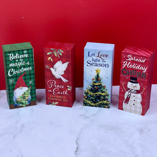 Mini Printed Holiday Blocks