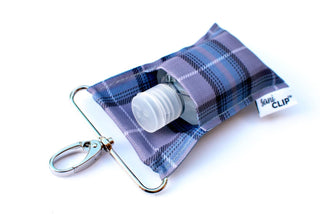 Grey Plaid SaniClip