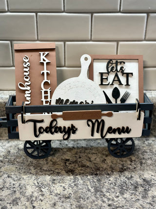 Today's Menu Farmhouse Kitchen Wagon Inserts