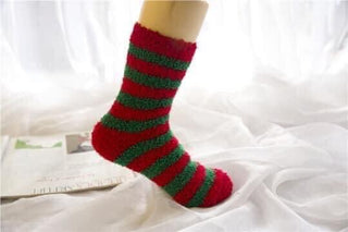 Fuzzy Holiday Socks