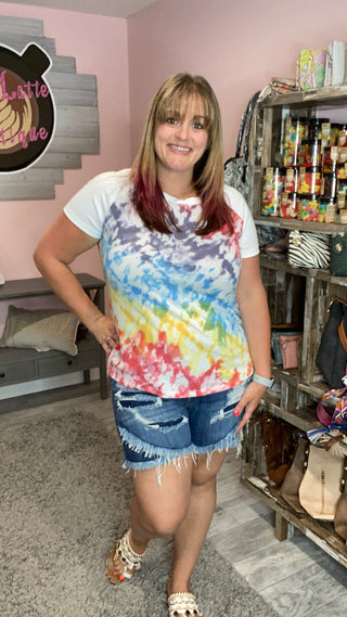 Rainbow Tie Dye Tee