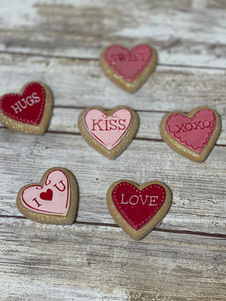 Heart Cookie Magnets