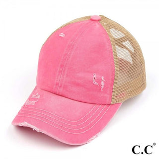 C.C. Criss Cross Mesh Back Hat