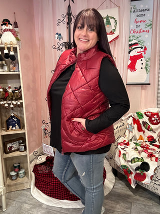 Diamond Quilted Vest