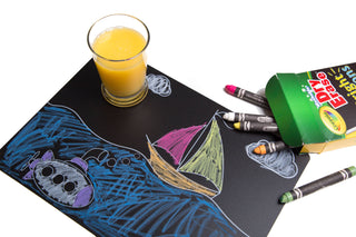 Chalkboard Travel Placemats - Set of 4