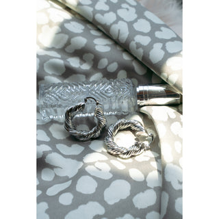 Rope Twist Hoop Earrings
