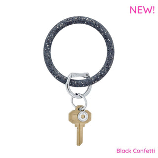 Confetti Collection - Silicone Big O® Key Ring