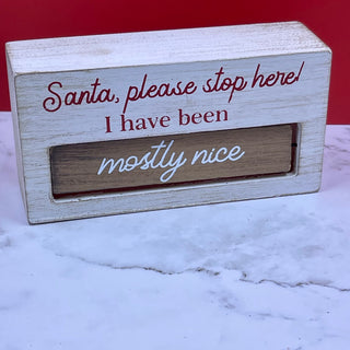 Christmas Spinning Signs