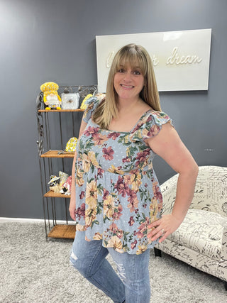 Sloane Floral Top