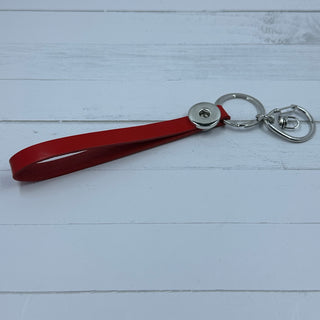 Snap Leather Keychain