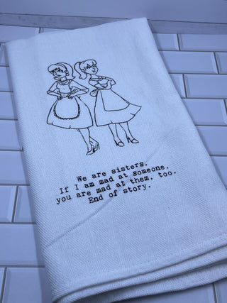 We Are Sisters Hand Towel