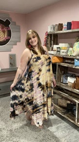 Tie Dye Handkerchief Dress