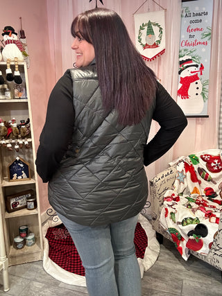 Diamond Quilted Vest