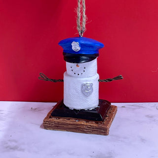 S'Mores Policeman Ornament