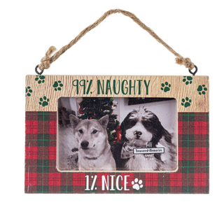 Feliz Naughty Pets - Photo Frame Ornaments