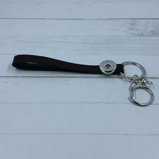 Snap Leather Keychain