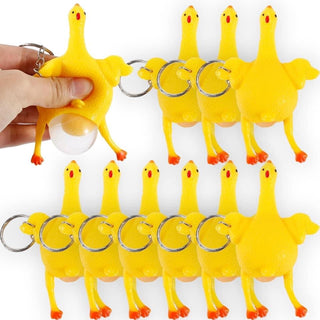 Easter Chicken Keychain