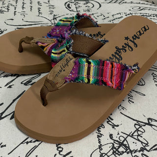 Gypsy Jazz Encore Flip Flop - Pink Multi Tan