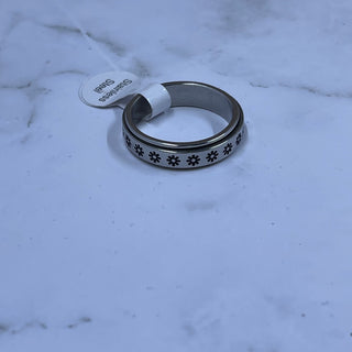 Stainless Steel Spinner Anxiety Rings - Designs