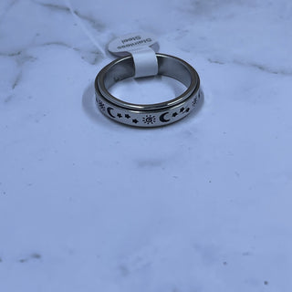 Stainless Steel Spinner Anxiety Rings - Designs