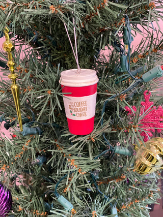 I Run on Coffee Cheer Ornament