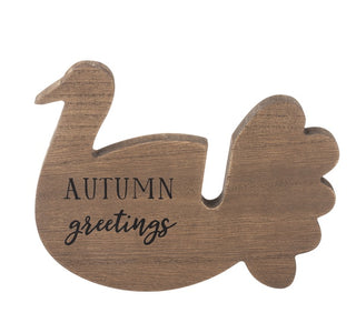 Autumn Plaids - Turkey Figurines