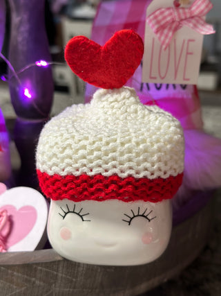 Valentines Marshmallow Mug Hat Toppers