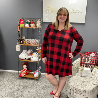 Buffalo Plaid Dress