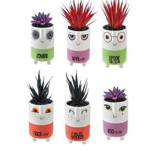 Halloween Spooky Plant Head Figurines