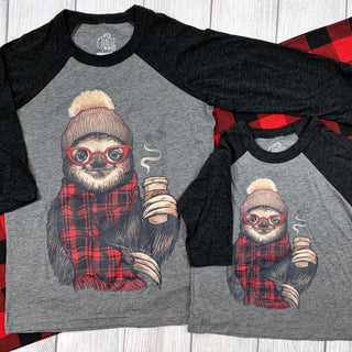 Baby Sloth Raglan Tee