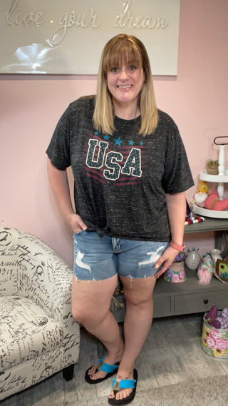 USA Star Graphic Tee