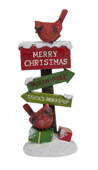 Christmas Cardinal Figurines