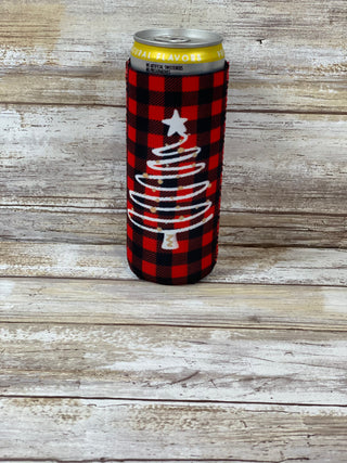 Neoprene Holiday Slim Can Koozie