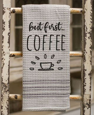 But First… Coffee Dish Towel