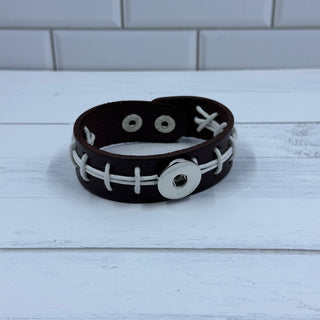 Snap Football Bracelet