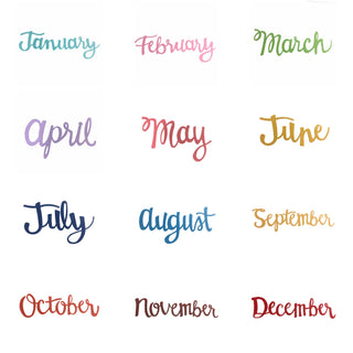 Month Magnets (choose your month!)